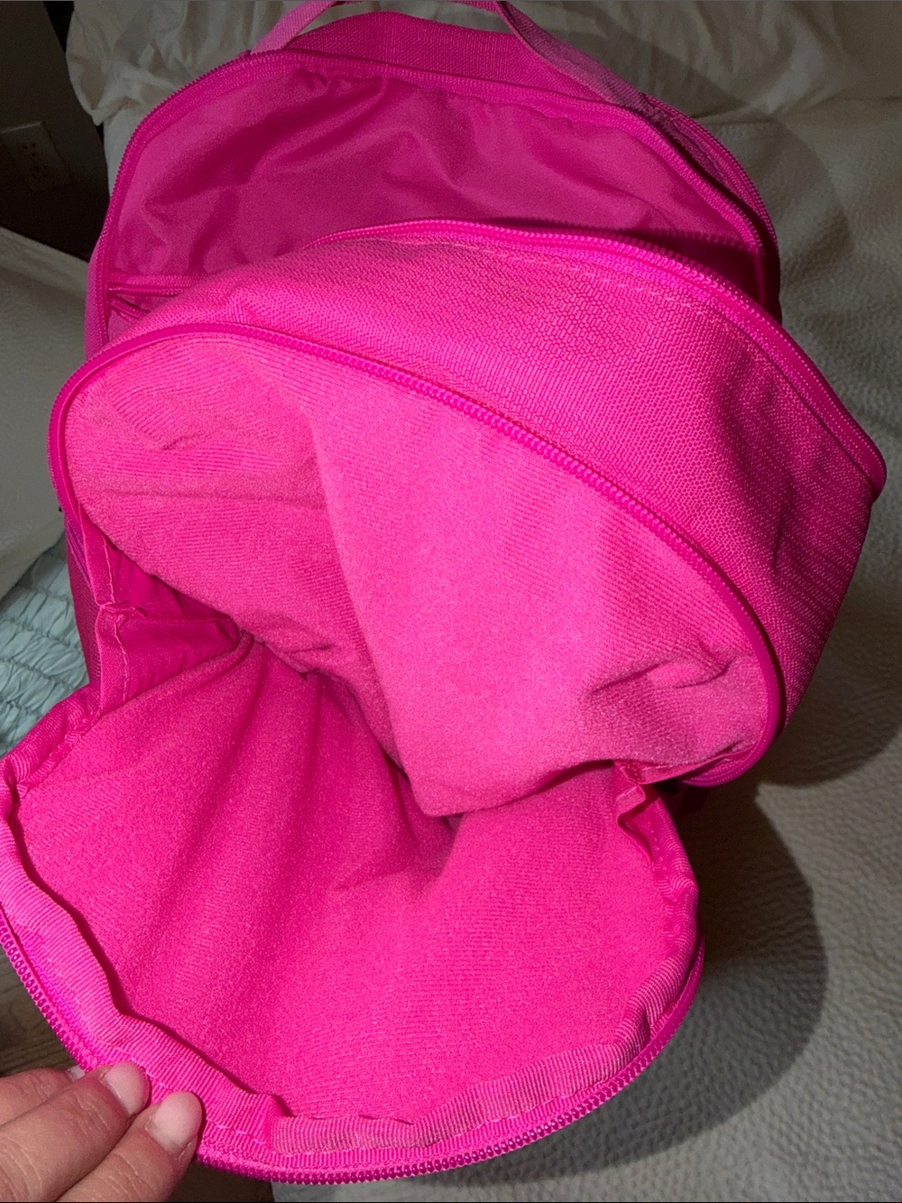 Nike Hot Pink Backpack with Black Base - Picture 4 of 4